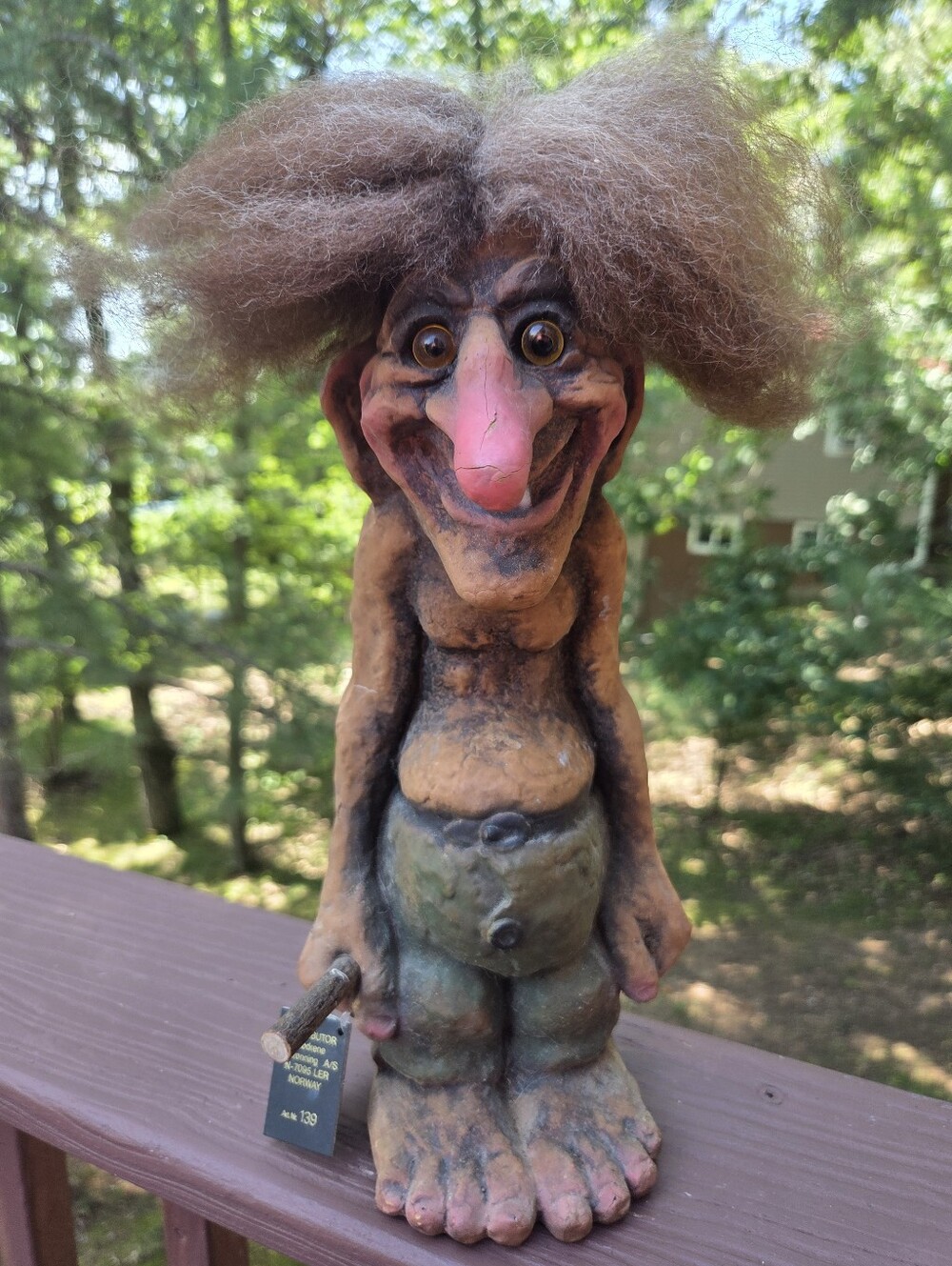 Vintage Nyform NORWAY Retired Troll Figure #139  12 INCH